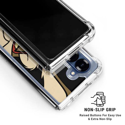 Looney Tunes Wile E. Coyote Smile Galaxy Z Fold6 Clear Case